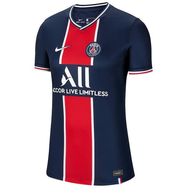 Maillot Football Paris Saint Germain Domicile Femme 2020-21 Bleu